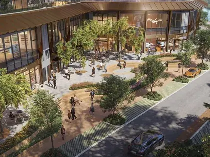 Retail promenade.