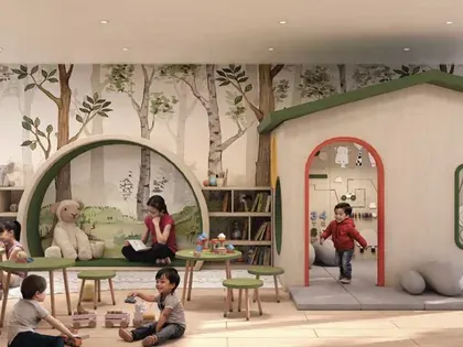 Children's playroom.